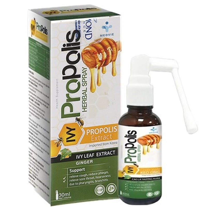 3. Xịt họng keo ong Ivy Propolis 1