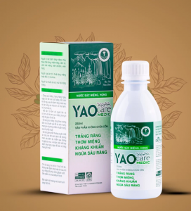 Súc miệng bằng Yaocare medic giúp giảm viêm, giảm đau họng