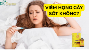 viêm họng gây sốt không