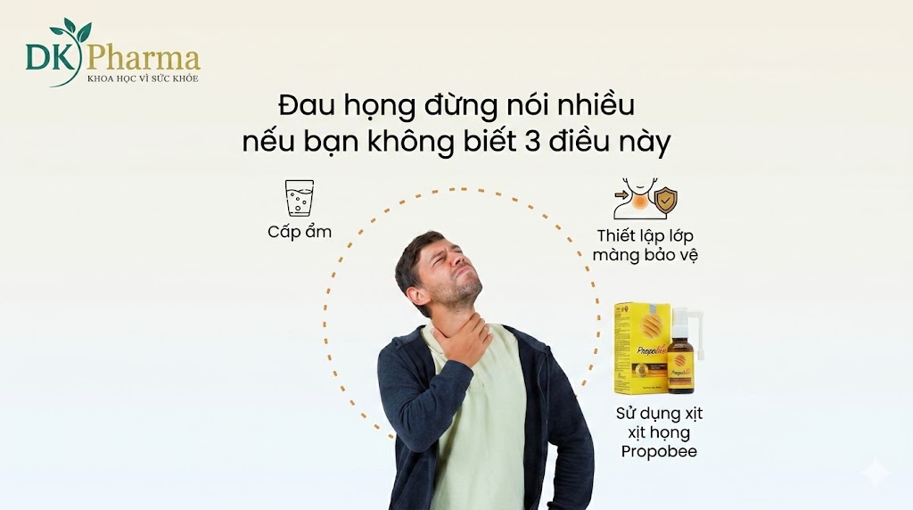 Đừng cố gắng nói nhiều khi đau họng nếu bạn chưa thực hiện 3 điều này