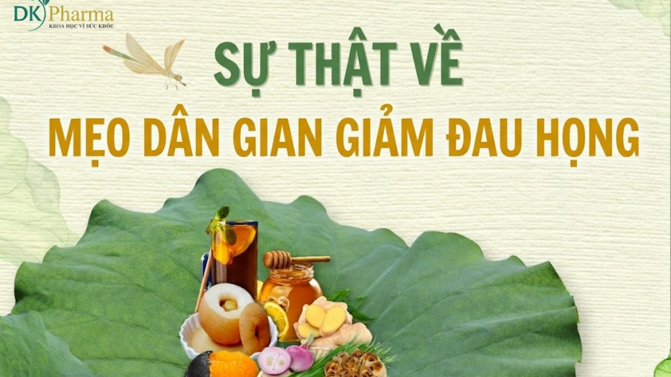 5 sự thật về mẹo dân gian giảm đau rát họng bạn cần biết trước khi áp dụng