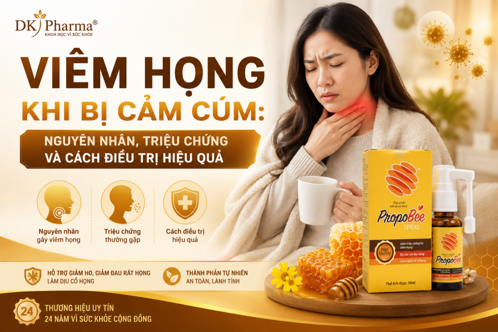 Viêm họng khi bị cảm cúm: Nguyên nhân, triệu chứng và cách điều trị hiệu quả 1