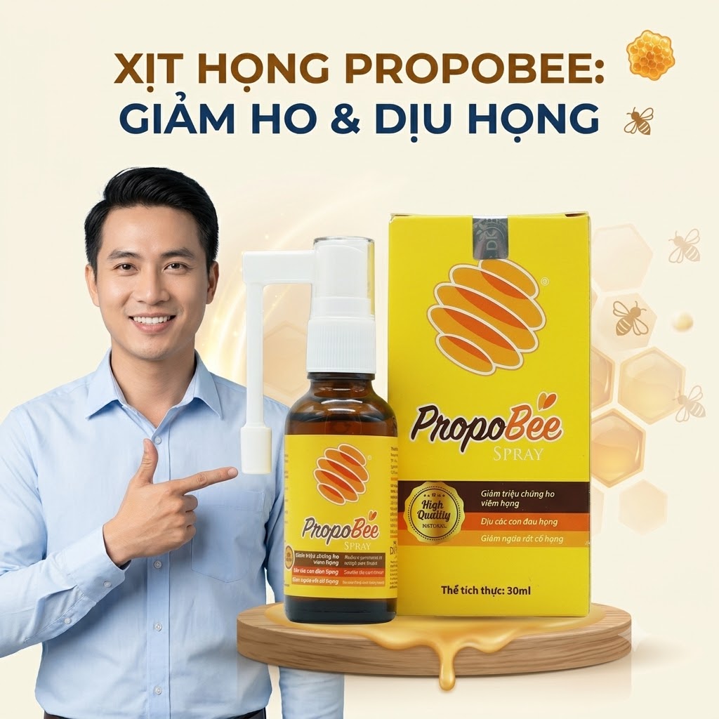 Làm dịu niêm mạc và giảm kích ứng cổ họng tại chỗ 1 Làm dịu niêm mạc và giảm kích ứng cổ họng tại chỗ 1
