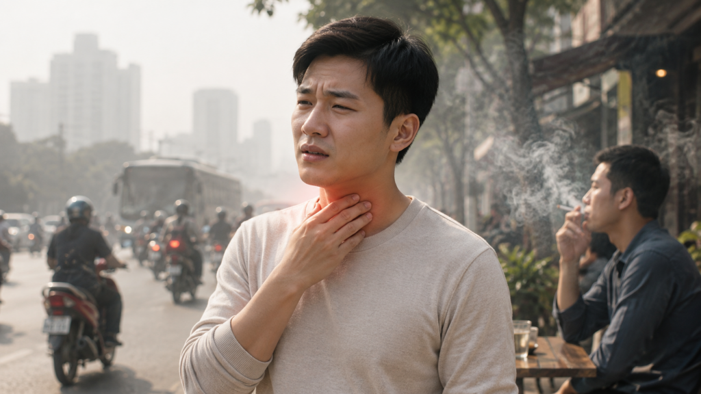 Vì sao người hay nói nhiều lại dễ bị khô rát họng, khàn tiếng 1