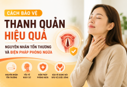 Cách bảo vệ thanh quản hiệu quả: nguyên nhân tổn thương và biện pháp phòng ngừa