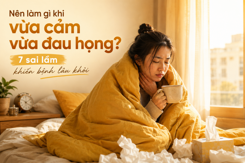 Người bị cảm đau họng nên làm gì để nhanh khỏi