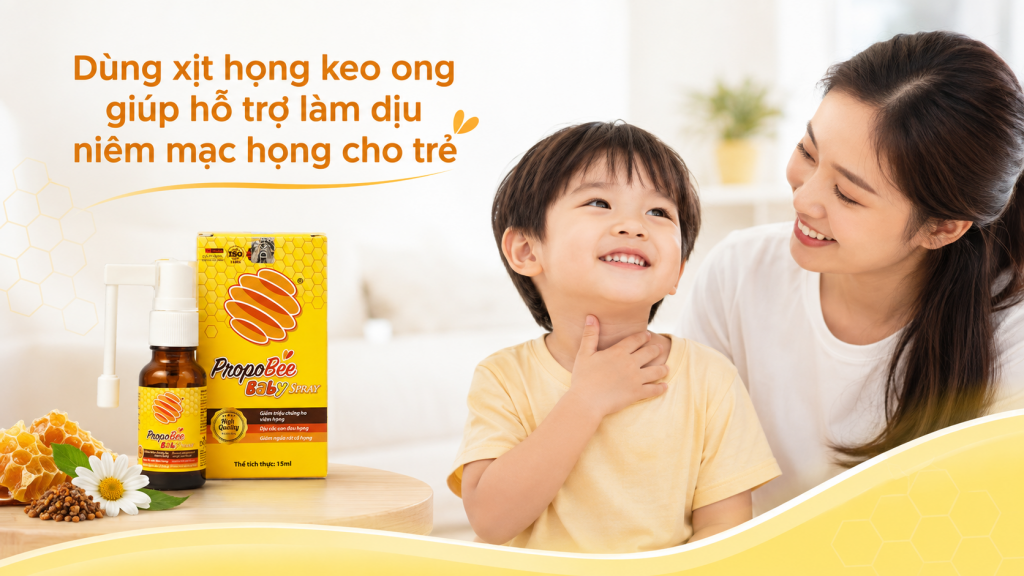 Sử dụng sản phẩm xịt họng hỗ trợ làm dịu họng phù hợp độ tuổi 1 Sử dụng sản phẩm xịt họng hỗ trợ làm dịu họng phù hợp độ tuổi 1