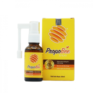 Hỗ trợ làm dịu họng với xịt họng keo ong PropoBee