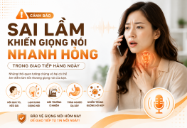Cảnh báo: Sai lầm khiến giọng nói nhanh hỏng trong giao tiếp hàng ngày