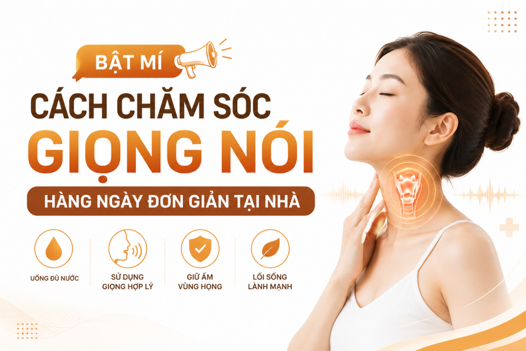 Bật mí cách chăm sóc giọng nói hàng ngày đơn giản tại nhà 1 Bật mí cách chăm sóc giọng nói hàng ngày đơn giản tại nhà