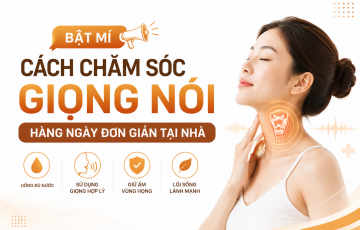 Bật mí cách chăm sóc giọng nói hàng ngày đơn giản tại nhà Bật mí cách chăm sóc giọng nói hàng ngày đơn giản tại nhà