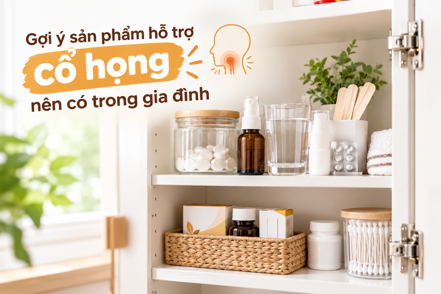 Gợi ý sản phẩm hỗ trợ cổ họng nên có trong gia đình