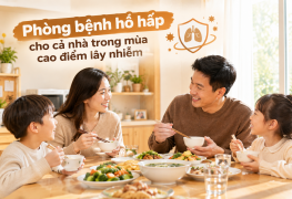 Phòng bệnh hô hấp cho cả nhà trong mùa cao điểm lây nhiễm